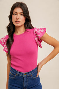 The Kaley Blouse - Pink