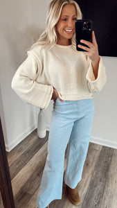 The Hailey Wide Leg Jeans