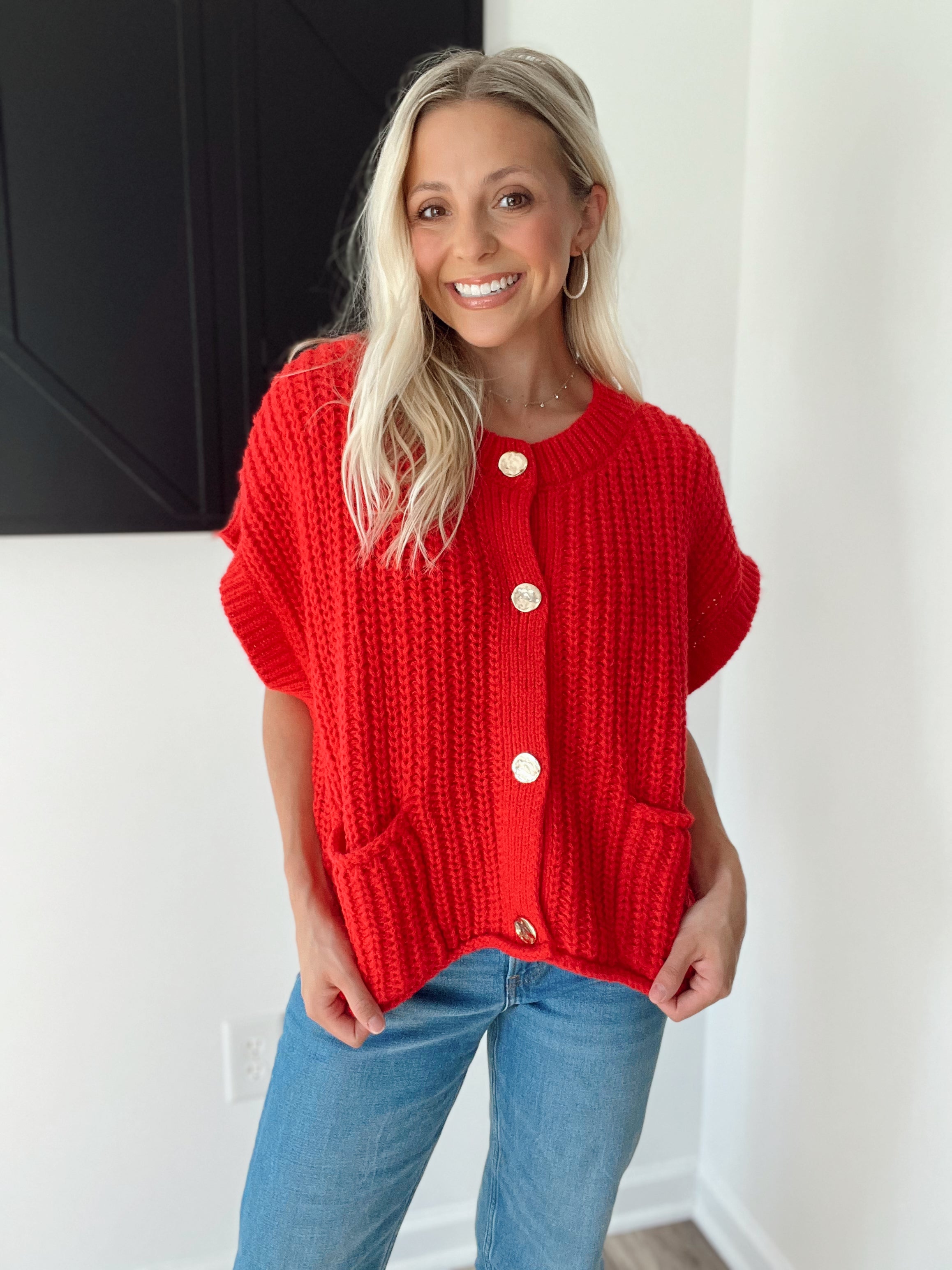 Oversized Button Down Sweater