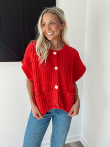 Oversized Button Down Sweater