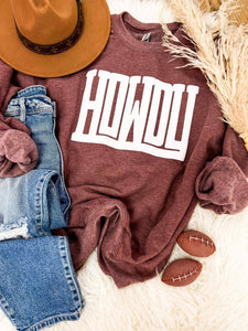 Howdy Crewneck - Maroon