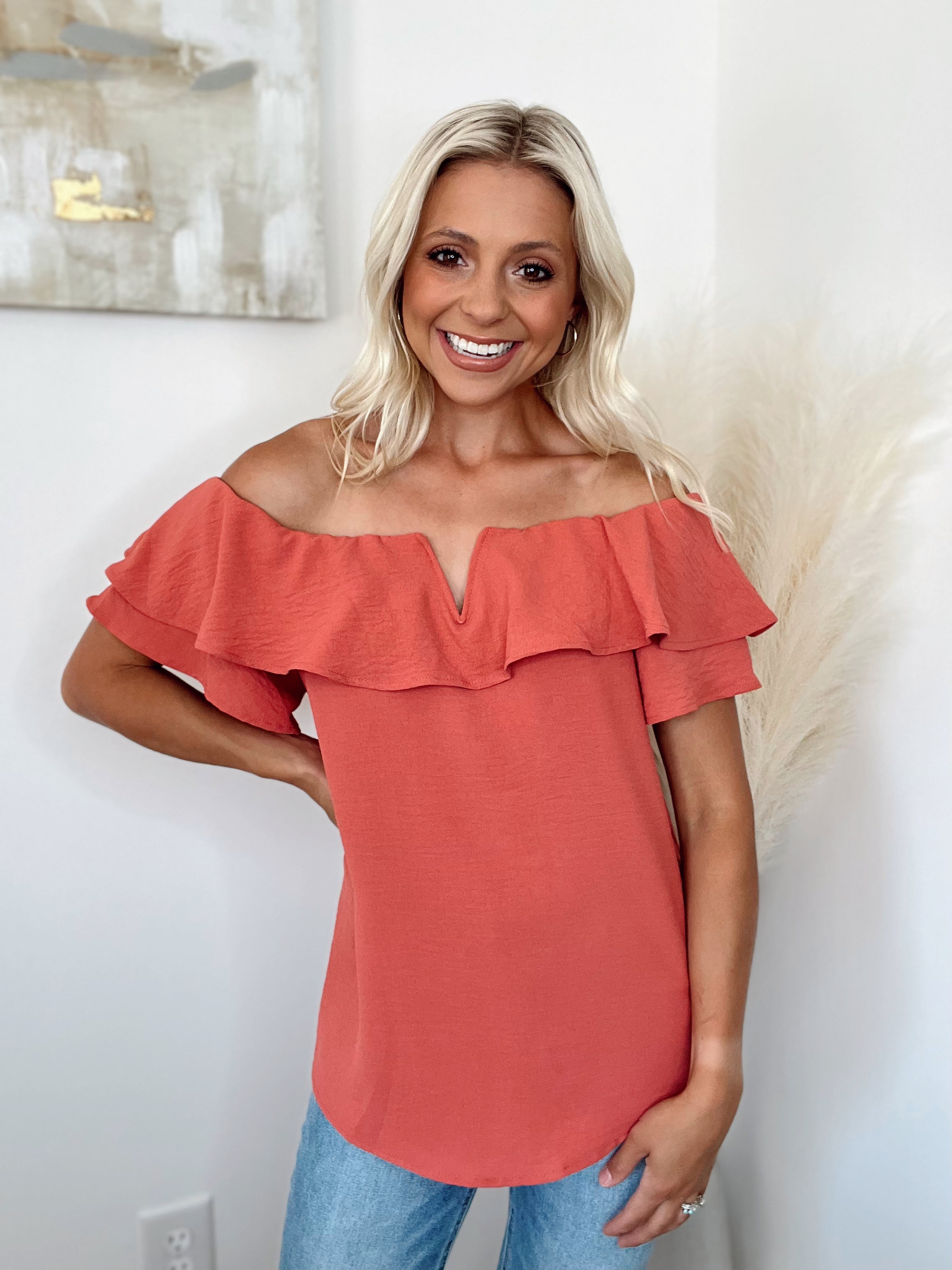 The Taylor Top - Terracotta