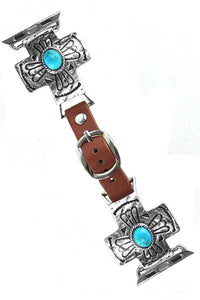 Turquoise Cross Watchband